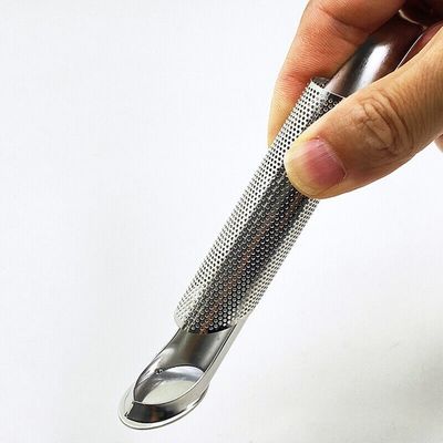 Tuyaux de thé en acier inoxydable à poignée longue