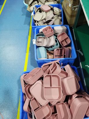 418g étanche aux fuites pour les enfants de la boîte à lunch en silicone avec couvercle Eco-friendly et facile à nettoyer
