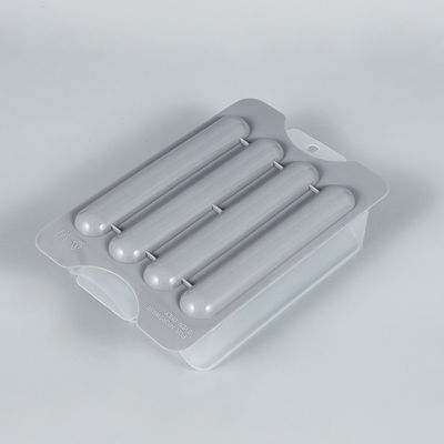Cuisinière à vapeur en plastique sans BPA avec une couleur personnalisée et un compartiment à assiettes