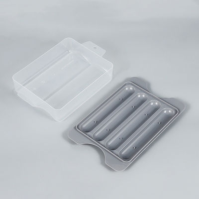 Cuisinière à vapeur en plastique sans BPA avec une couleur personnalisée et un compartiment à assiettes