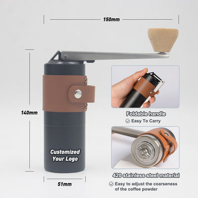 Convient et style de design européen Outdoor Portable pliable manuel broyeur de café ensembles