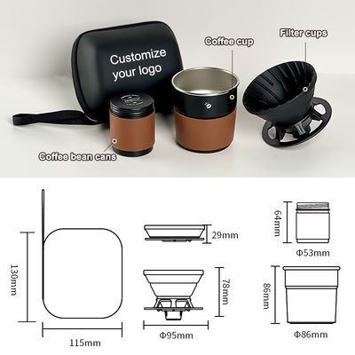 Convient et style de design européen Outdoor Portable pliable manuel broyeur de café ensembles