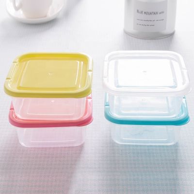 Récipients en plastique miniature pour réfrigérateur et micro-ondes
