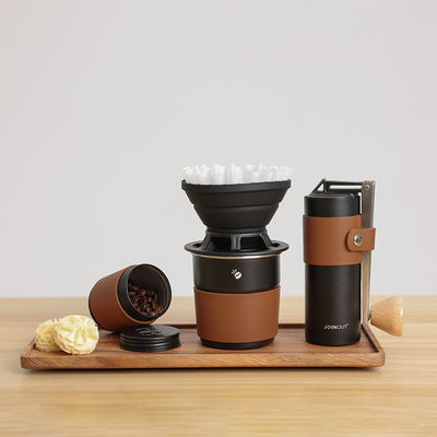 Convient et style de design européen Outdoor Portable pliable manuel broyeur de café ensembles