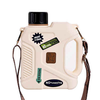 Bouteille d'eau en plastique avec courroie Grande capacité 1200ml 1600ml Boisson directe