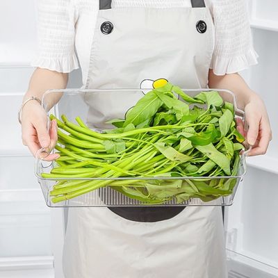 Contenant de cuisine en plastique carré pour le réfrigérateur
