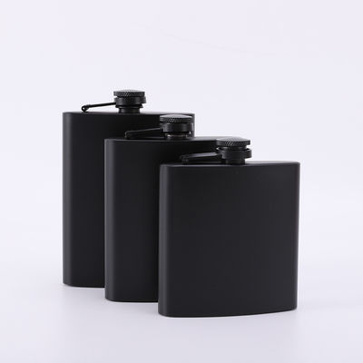 Portable en acier inoxydable de camping biberon étanche whisky cadeau ensemble pour le plaisir en plein air