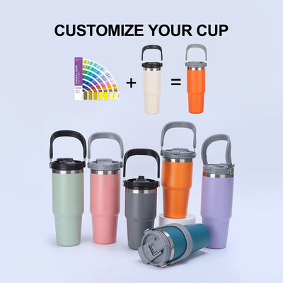 Coupe de voiture portable en acier inoxydable 304 20 oz et confortable pour le voyage avec isolation sous vide