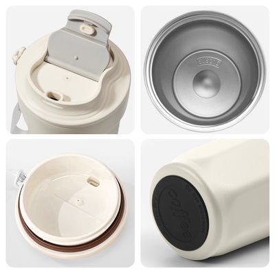 Coupe de café de voiture moderne en acier inoxydable avec isolation sous vide Parfait en déplacement