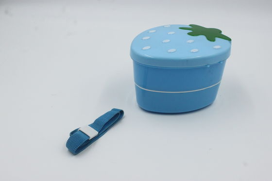 Contenant alimentaire en forme de fraise pour enfants 15x12x8.7cm Boîte de déjeuner imperméable sur mesure Emballage