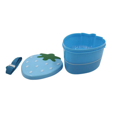 Contenant alimentaire en forme de fraise pour enfants 15x12x8.7cm Boîte de déjeuner imperméable sur mesure Emballage
