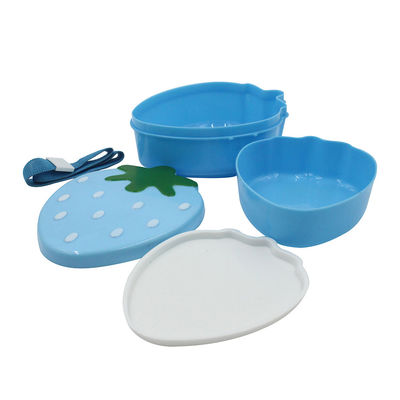 Contenant alimentaire en forme de fraise pour enfants 15x12x8.7cm Boîte de déjeuner imperméable sur mesure Emballage