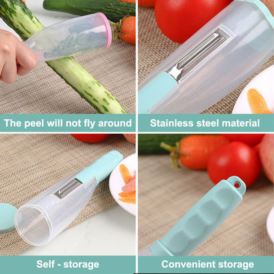 Peelers Zesters Outil de stockage portable pour la préparation durable de fruits et légumes