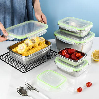 Boîte à lunch en acier inoxydable 304 non toxique résistant aux acides alimentaires Inodore et insipide
