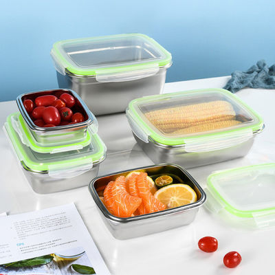 Boîte à lunch en acier inoxydable 304 non toxique résistant aux acides alimentaires Inodore et insipide