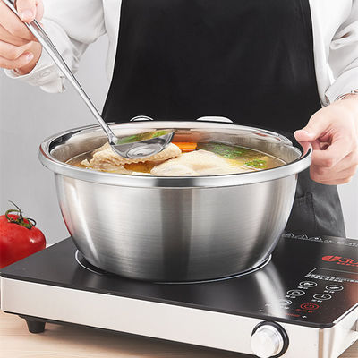 Logo personnalisé Filtre de cuisine polyvalent en acier inoxydable 304 Microporeux Colander Cuve à riz à laver 550g
