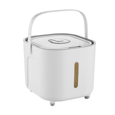 Logo personnalisable Contenant de stockage de riz en plastique PP de qualité alimentaire avec cuillère 5-10 kg de charge