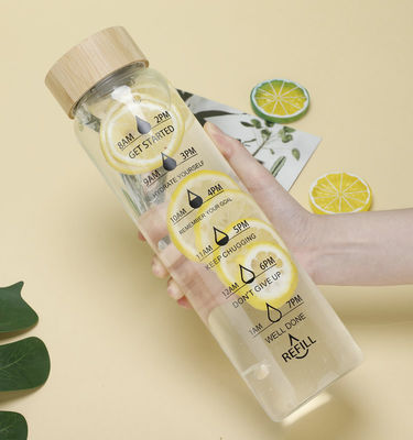 TOUR Gobelets en verre pour activités de plein air avec une capacité de 700 ml / 1000 ml et une échelle de temps