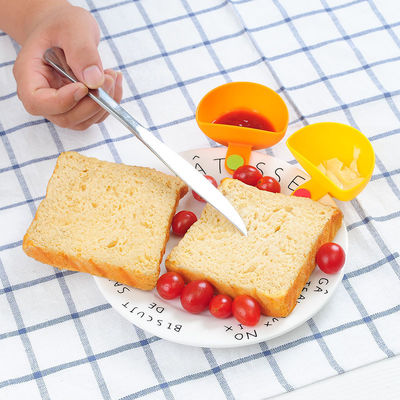 10g de vinaigre de tomate clip pour assaisonnement de plat en plastique pour le support de plaque