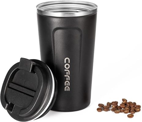 Bouteille de voyage en acier inoxydable 510 ml, écoulement de café isolé, aspirateur pour cadeaux