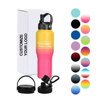 Améliorez votre équipement de camping avec cette bouteille d'eau en acier inoxydable de 32 oz et le couvercle du bec