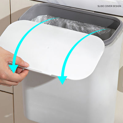 Couverture en rouleau Type de stockage monté sur le mur Seau poubelle Boîte à ordures en plastique Résidu