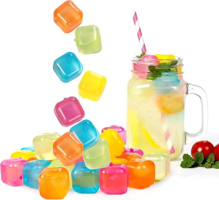 Des glaçons colorés réfrigérables de 310g en plastique sans BPA
