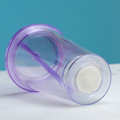 16 oz Led Boisson Boisson Fête Lumières clignotantes d'eau allumez la tasse en plastique Led Double Wall Tumbler