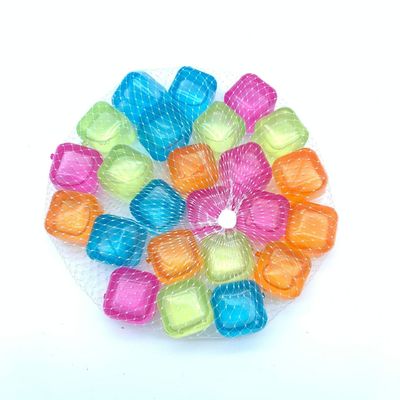 Des glaçons colorés réfrigérables de 310g en plastique sans BPA