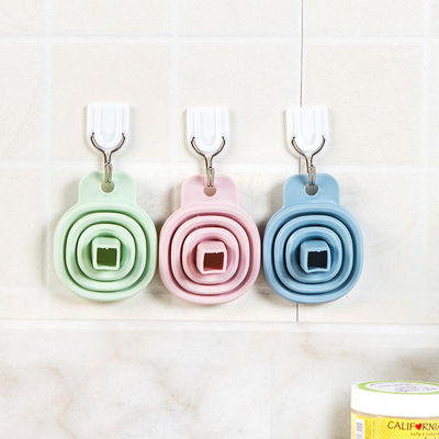 Matériau de qualité alimentaire Cuisine mini silicone souple entonnoir pliable rétractable
