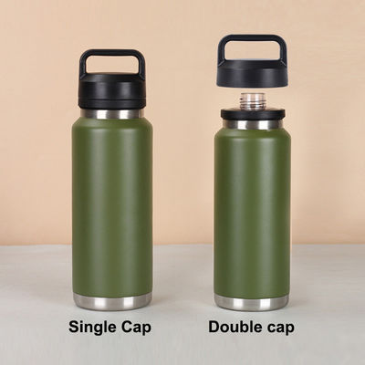 Bouteille d'eau en acier inoxydable de 26 oz grande capacité 36 oz double paroi portable 18 oz flacons