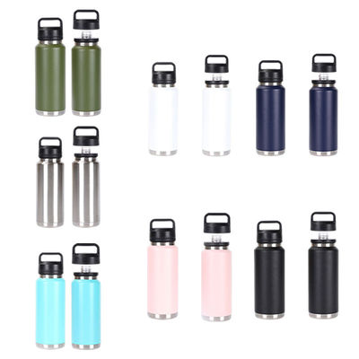 Bouteille d'eau en acier inoxydable de 26 oz grande capacité 36 oz double paroi portable 18 oz flacons