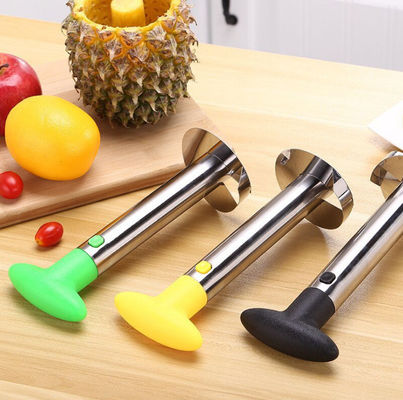 Acier inoxydable 304 coupe-pièces à base d'ananas Gadget de cuisine rapide pour un retrait facile du noyau