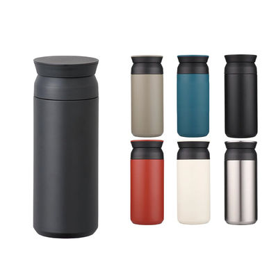 350 ml 500 ml Double paroi du café de voyage tumbler avec la poignée de revêtement sous vide isolé