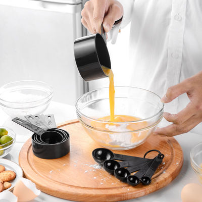 Outils de mesure Coupe de mesure en plastique professionnelle avec cuillère à café Ensemble de 5 100g