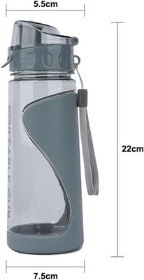 Bouteilles d'eau de sport en plastique 570 ml pour adultes Portables étanches et exemptes de BPA