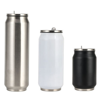 Coupe à vide double paroi en acier inoxydable 304 avec couvercle et paille pour impression personnalisée