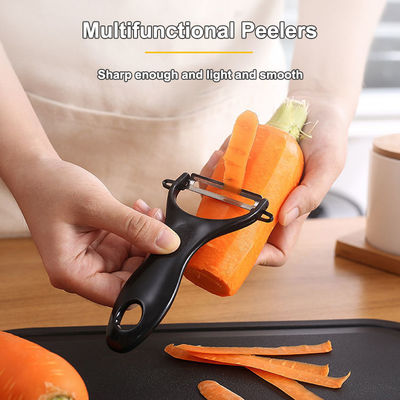 Couteau de cuisinier en acier inoxydable de 7 pièces avec bloc de découpe en plastique et support de planche