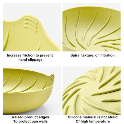 Plateau de pot en silicone non collant réutilisable pour friteuse à air Pâtisserie outils de pâtisserie Nettoyage facile