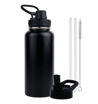 Bouteille isolée en acier inoxydable pour les aventures en plein air sans revêtement anticorrosion