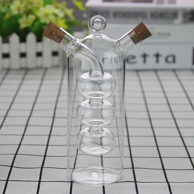 Convient verre 2 en 1 séparateur de l'huile et de l'eau sauce pot pour la cuisine 350ml 100ml Capacité