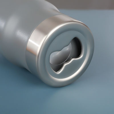 Style minimaliste personnalisé 14 oz en acier inoxydable double paroi sous vide isolation de bière peut refroidisseur avec ouvre-bouteille