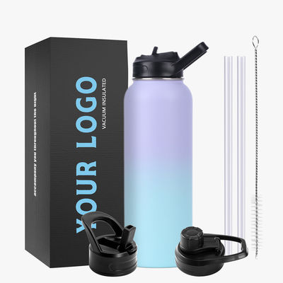 Performance d'isolation thermique Garder au froid pendant 24 heures 32 oz bouteille d'eau en acier inoxydable