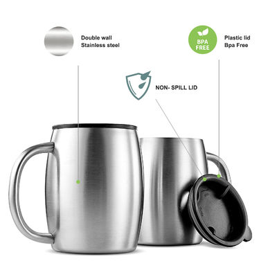 Europe Style de conception Custom OEM Type de verre à double paroi tasse de bière en acier inoxydable