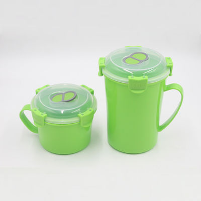 Bouteille de soupe de collecte de micro-ondes sans BPA personnalisée pour les aliments avec couvercle et conduit de décharge de vapeur
