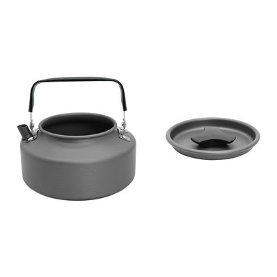 1.1L bouilloire de thé de camping portable bouilloires d'eau en alliage d'aluminium pour randonnée et camping