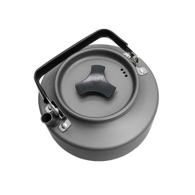 1.1L bouilloire de thé de camping portable bouilloires d'eau en alliage d'aluminium pour randonnée et camping