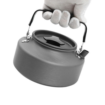 1.1L bouilloire de thé de camping portable bouilloires d'eau en alliage d'aluminium pour randonnée et camping