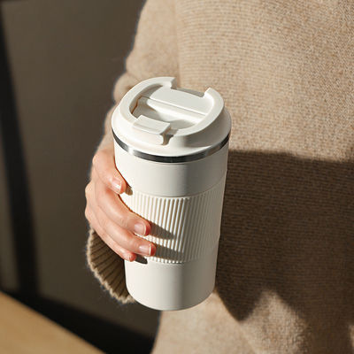 380 ml Capacité tasse de café en acier inoxydable pour les voyages en voiture Couleurs personnalisées acceptées