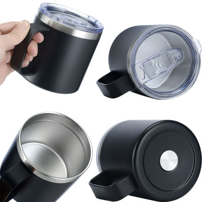 Taille personnalisée en acier inoxydable à double paroi isolée sous vide Voyage tasses de café avec poignée pour le camping